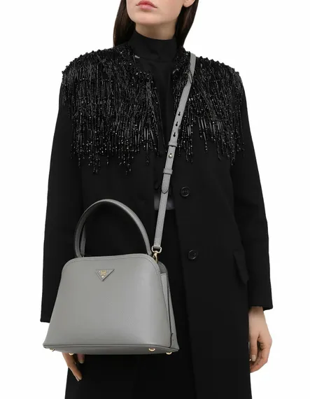 Сумка Prada Matinee Small серый