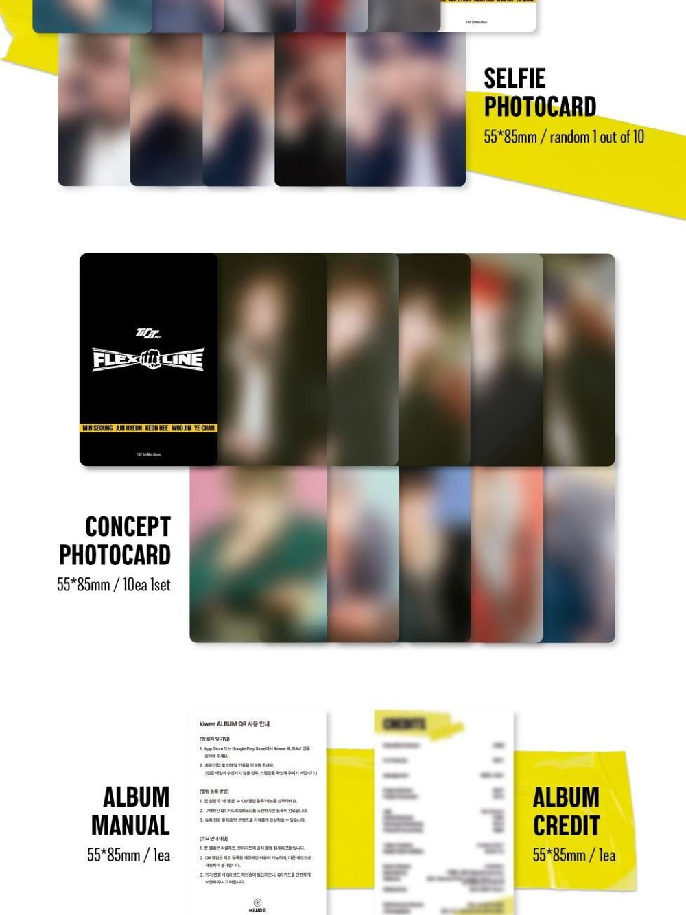 Альбом TIOT - FLEX LINE 3rd Mini Album KIWEE ALBUM Version