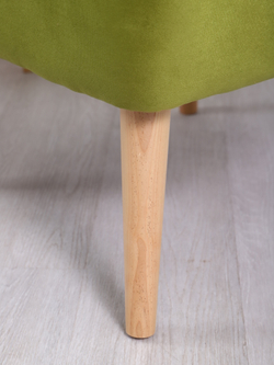 Кресло "Donatello" антивандальный велюр эпл/натурал