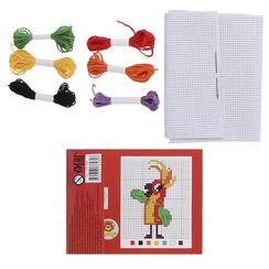 Набор для вышивания. 38 попугаев. 33х40 клеток