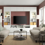 Комплект мебели д/гостиной  - IKEA BESTÅ/BESTA, 231x42x300 см, белый, БЕСТО ИКЕА