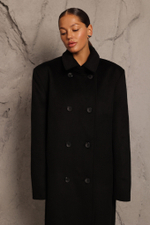 Двубортное пальто