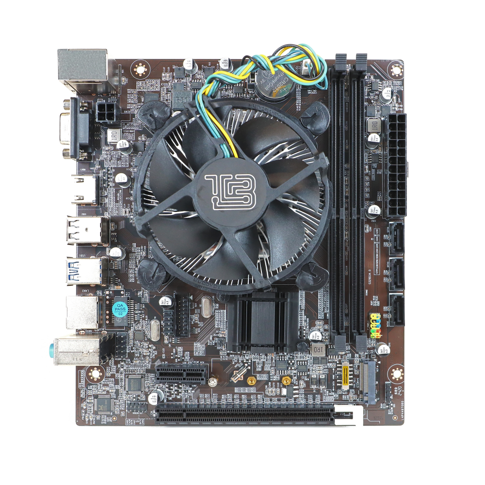 Материнская плата с процессором BaseTech H110M, Socket1151, i3-6100, mATX, Retail, Socket1151, Intel UHD Graphics 530, 2xDDR4, PCIe3.0, 1xM.2, GLAN, PS2, 6xUSB2, 4xUSB3, VGA, HDMI, кулер CPU (BT-H110M-6100)