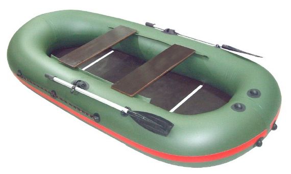 Лодка Мнев и К TUZ-280 (оливка) с пайолами