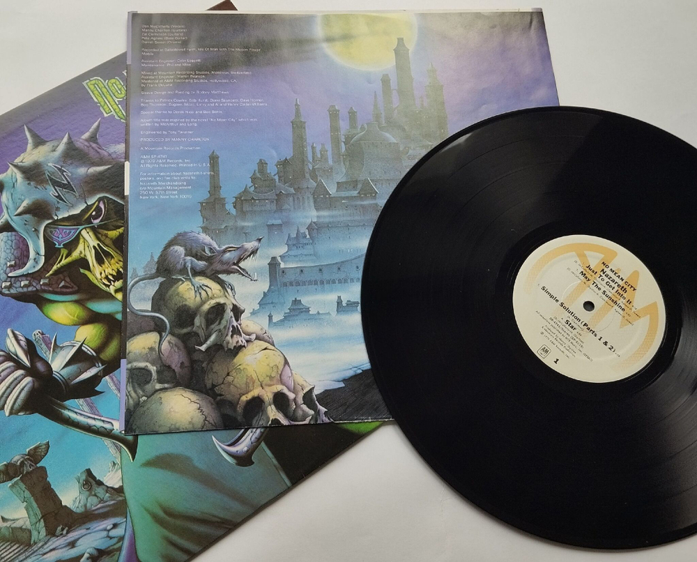 Винтажная виниловая пластинка LP Nazareth No Mean City (USA 1979) Whatever You Want Babe