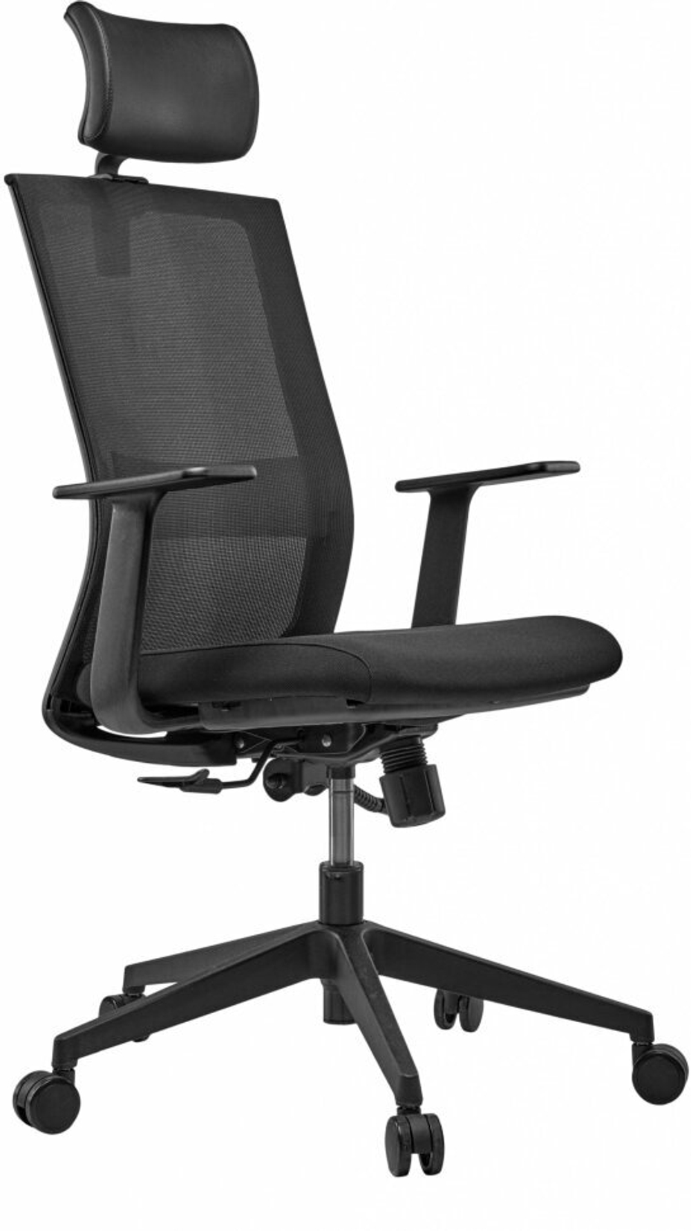 Кресло эргономичное SCHAIRS MATIC M20-M01E каркас / база black, ткань/ сетка черная