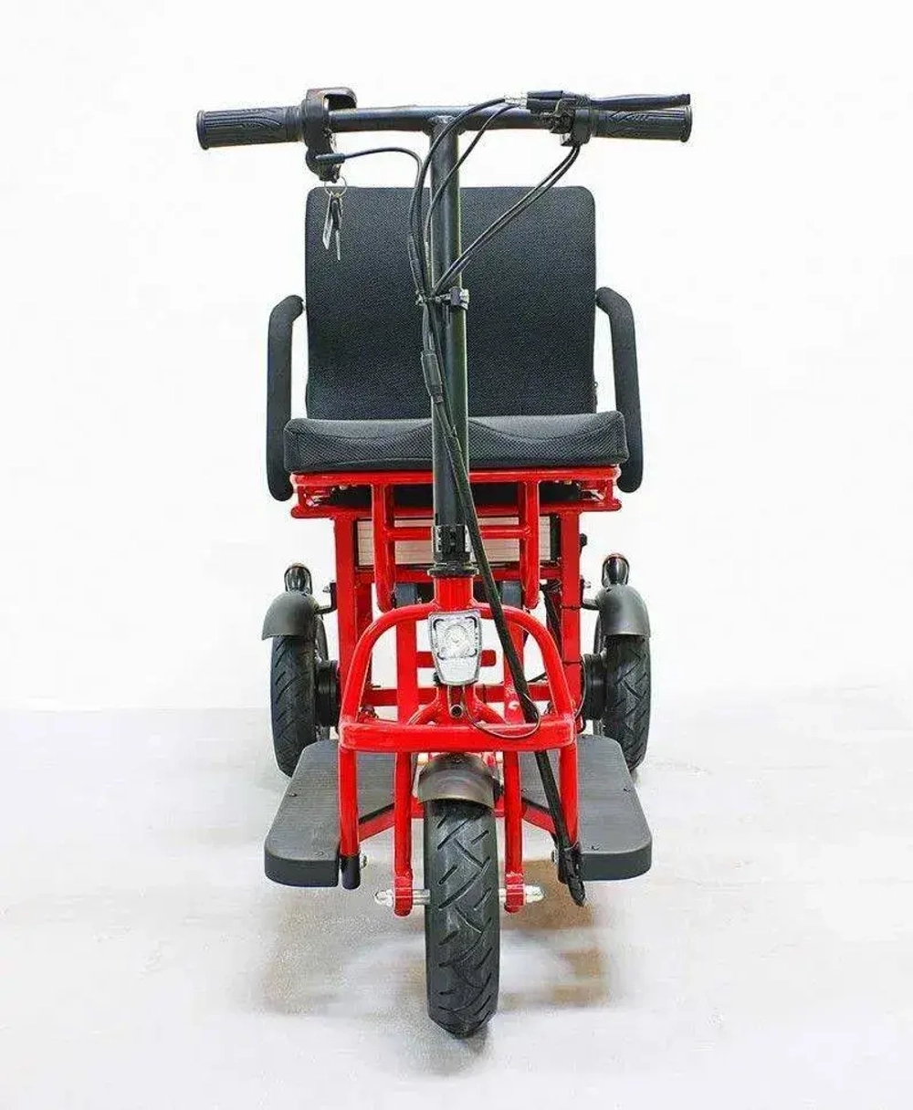 Электротрицикл Green Camel Кольт V700 (48V 2x350W) с сиденьем