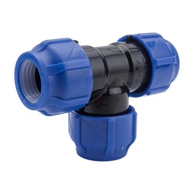 ПНД Тройник обжимной 32х32х32мм Полиэтилен Политэк