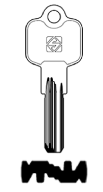 747.BAI13D_x_BAI29R/BAI27R_x квартирный спец. (профиль V55) (27.6x9x2.8mm 15425