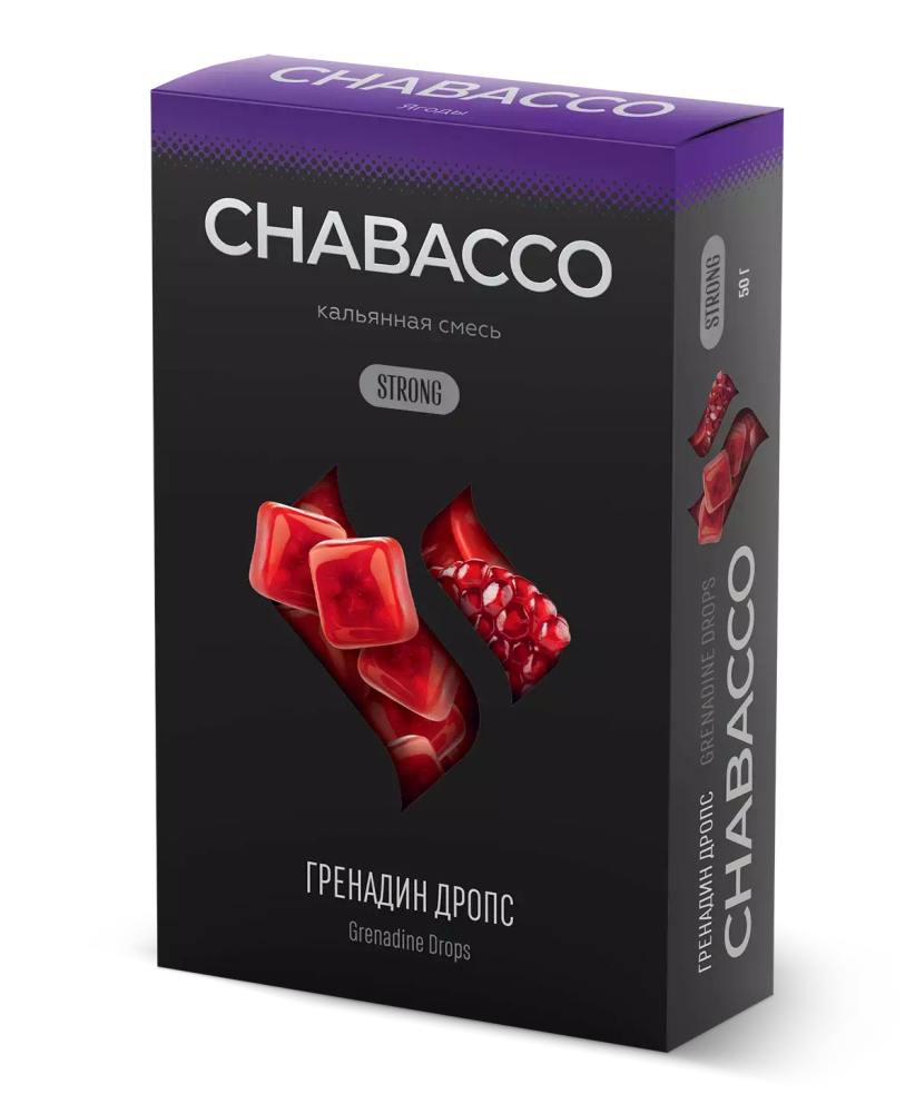 Chabacco Strong - Grenadine Drops (50г)