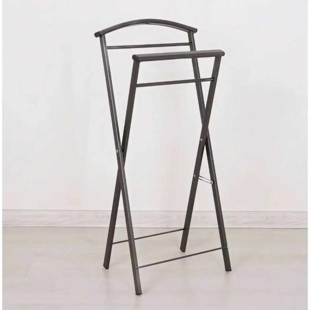 Вешалка костюмная «Контур малый», цвет графит, 35,5*23,5*76см