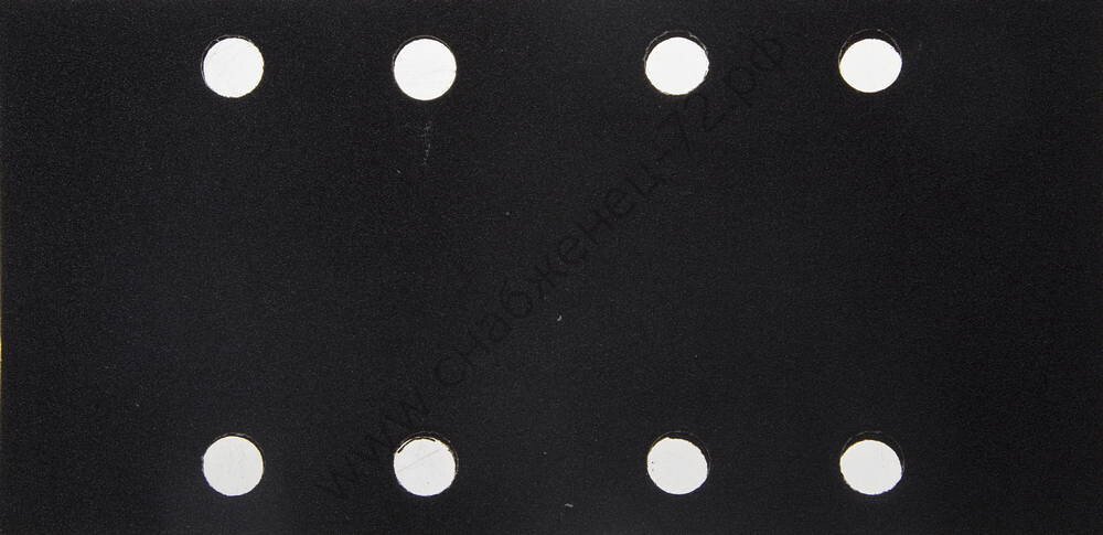 Лист шлиф. универсал. URAGAN ″Оптимален для твердых пород дерева″ 8 отверстий по линии, для ПШМ, P180, 80х166мм, 50шт