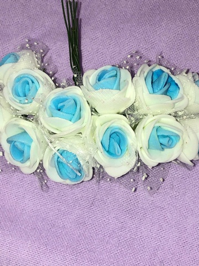 Цветы роза фоам 25мм 1 шт