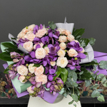 Букет цветов «Орхидейная элегия»