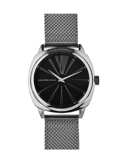 Кварцевые часы Black Hole, серебро