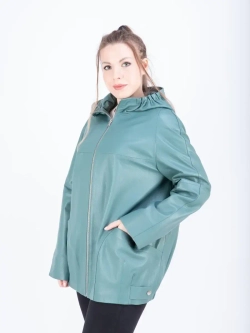 Куртка женская кожаная большие размеры