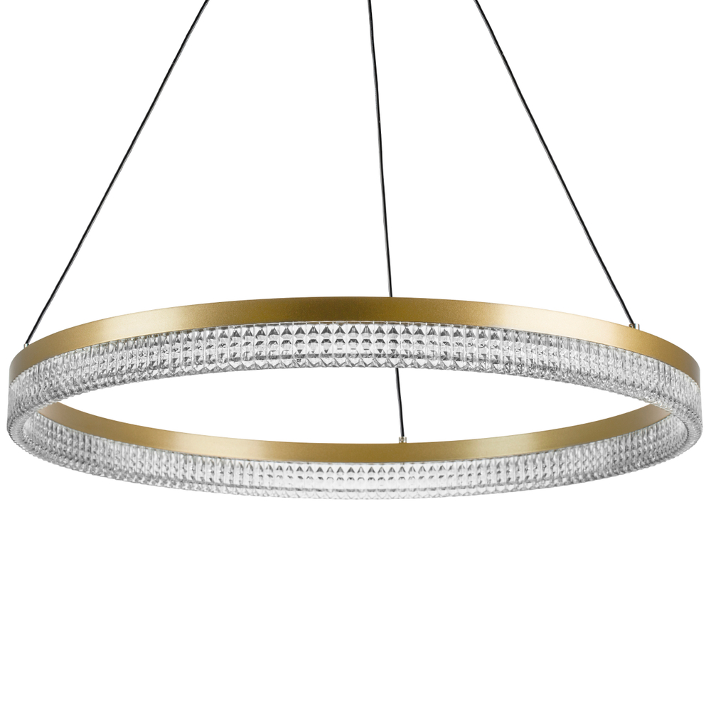 736161 Люстра ROTONDA 38W LED 2106LM 180G ЛАТУНЬ 3000K