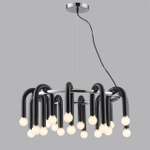 5699/20 MODERNI LN23 000 чёрный, хром Люстра E14 20*60W 220V CASPIAN