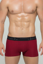 Мужские трусы-боксеры на широкой резинке (Размер: XXXL) (Цвет: бордовый)