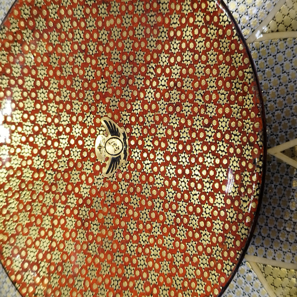 Ваза хатам кари Aghajani 13761343 (khatam-kari) сувенир из Ирана в технике хатамкари
