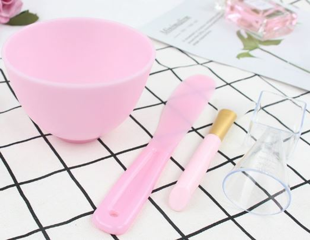 Набор для нанесения маски РОЗОВЫЙ