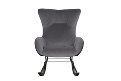 Кресло-качалка Garda Decor серое 30C-DX-1943-1 GRE