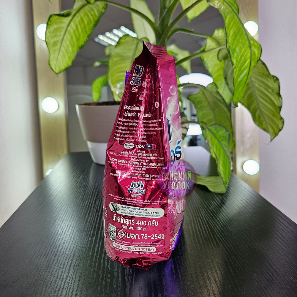 Стир.порошок LION PAO 400гр Soft Nano Tech С КОНДИЦИОНЕРОМ