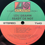 Lou Gramm ‎– Ready Or Not (США 1987г.)