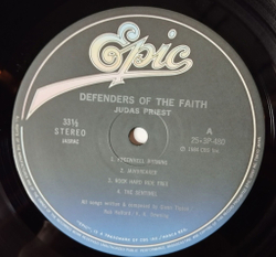 Винтажная виниловая пластинка LP Judas Priest Defenders Of The Faith (Japan 1984) (Obi) Rock Hard Ride Free