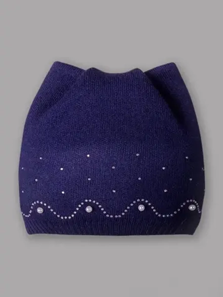 Шапка вязаная осенняя для девочки