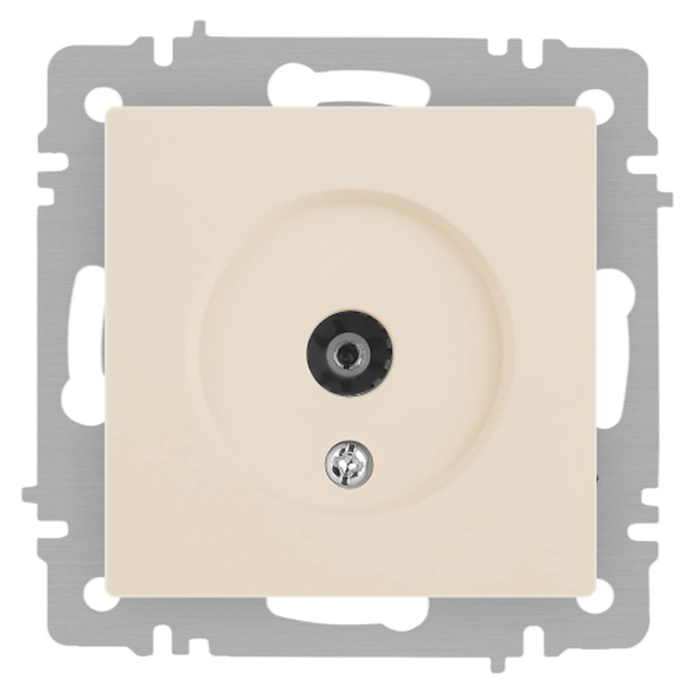 Розетка Intro Accent 6-301-02 TV одиночная, IP20, СУ, слоновая кость | Intro