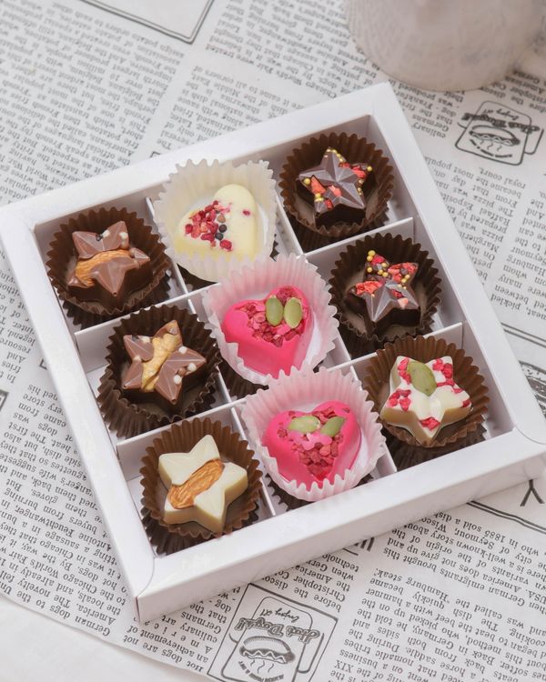 Конфеты звездочки и сердечки ручной работы, Микс