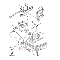 Хомут (проводка) Yamaha 9.9-30 (689-82594-00) (Yamaha)