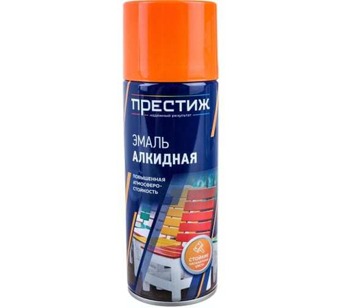 Эмаль аэрозольная Акриловая  Оранжевая Престиж 425мл