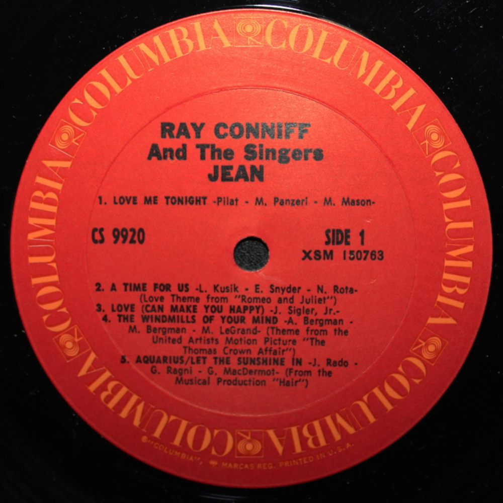 Ray Conniff And The Singers / Jean (LP)