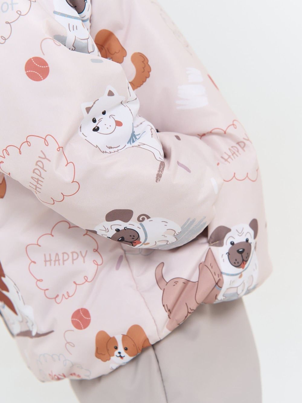 Куртка демисезонная "Мой щенок/Тофу" 0+