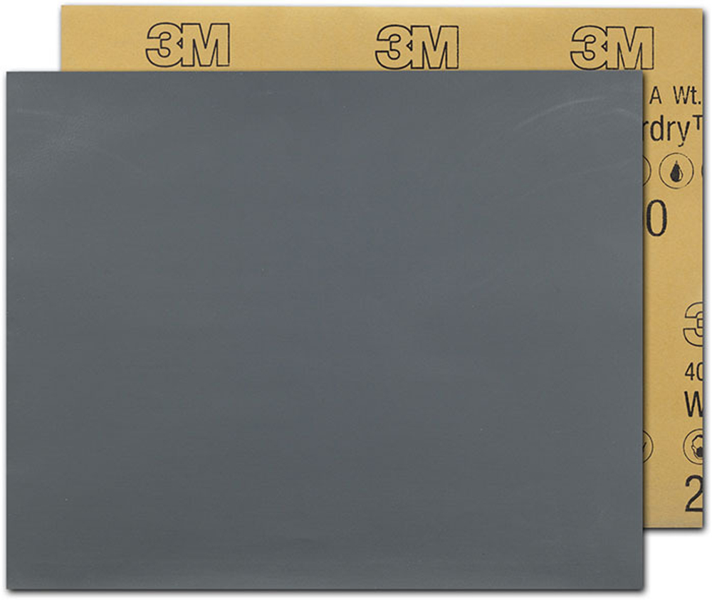 3M Лист абразивный Wetordry 401Q, 138мм х 230мм, микротонкий, 1500A