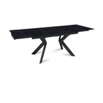 Стол раскладной Bridge (140+40+40), керамика матовая Black Gold