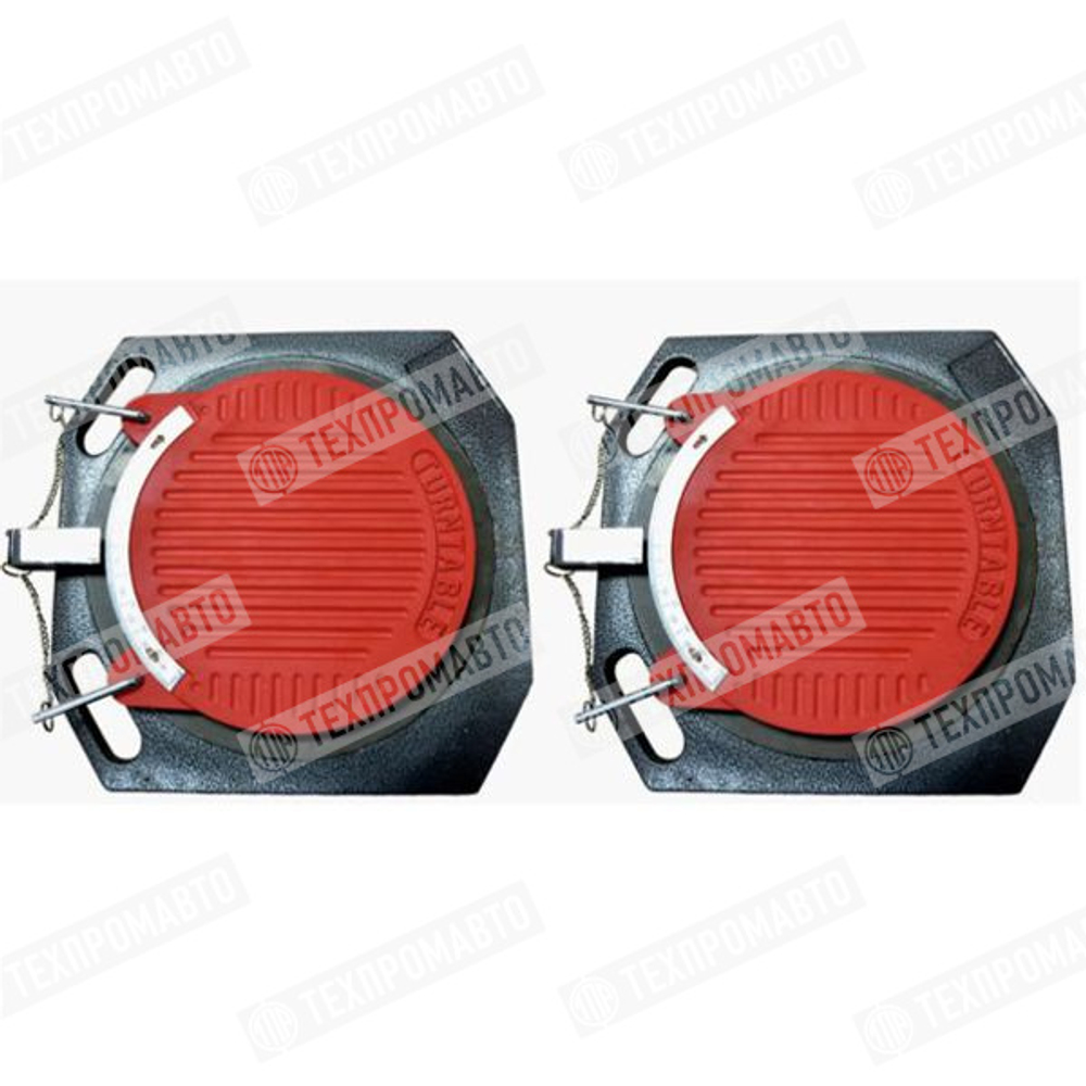 ТЕМП Поворотные круги для TF5000-3D 40х40см, высота 5 см, комплект - 2 шт.