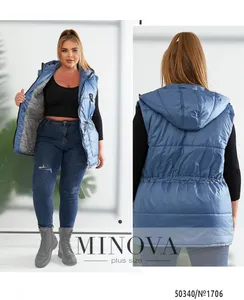 Жилет 1706-джинс Minova