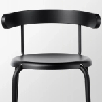 Барный стул - YNGVAR IKEA/ ИНГВАР ИКЕА, 99х53х51 см, черный