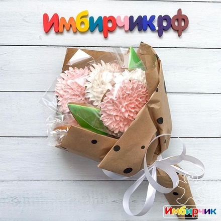 Имбирные пряники цветы