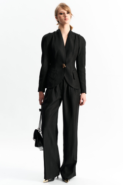 Комплект жакет - брюки 1275 черный