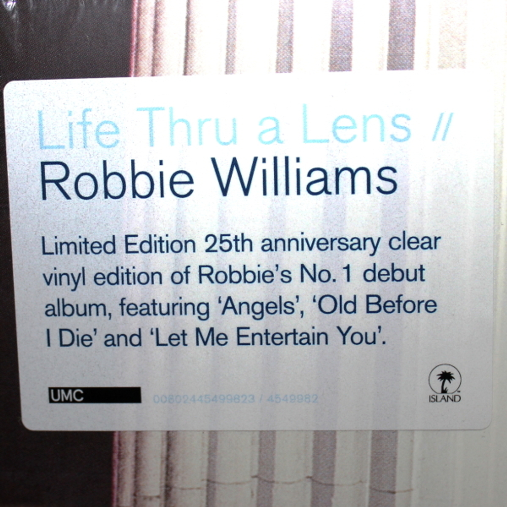 Robbie Williams / Life Thru A Lens (25th Anniversary Edition) (Clear Vinyl)(LP)