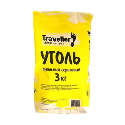 УГОЛЬ ДРЕВЕСНЫЙ МЕШОК  3 КГ (1/48)---