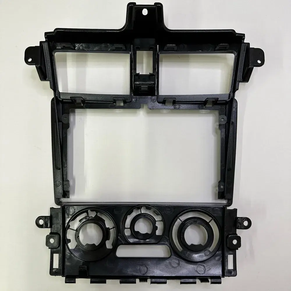 Комплект рамки с разъёмами 9" Mitsubishi Colt 6, Colt Plus 2002 - 2012 правый руль большая тип 2 черная - Car-Smart 9626F2B