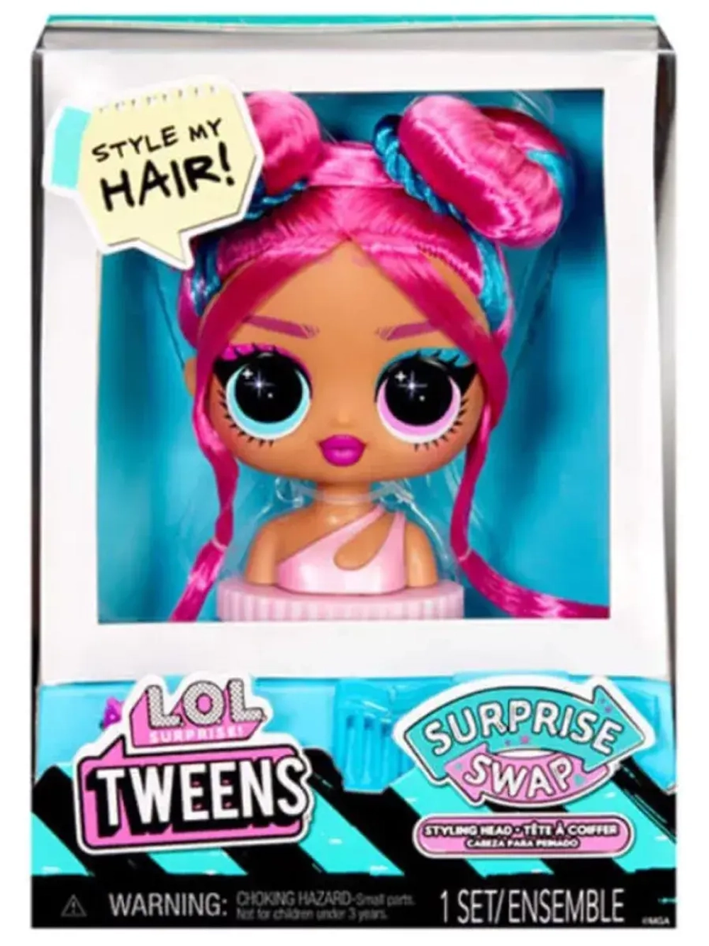 Голова кукла Лол Твинс Lol Tweens Swap Неон стайл оригинал