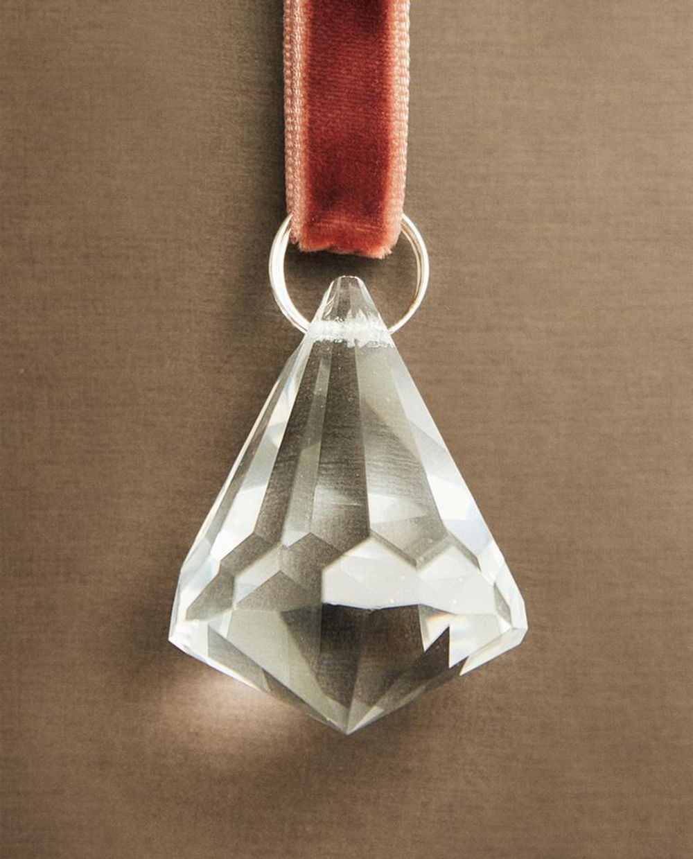 ZARA HOME ЕЛОЧНОЕ УКРАШЕНИЕ «БРИЛЛИАНТ», ПРОЗРАЧНЫЙ