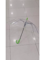 Зонт детский  складной трость прозрачный