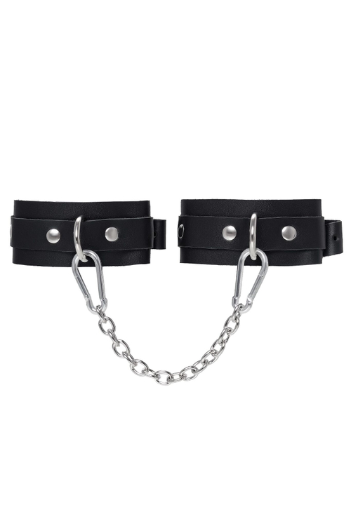 Черные мини-оковы со скруглёнными углами
